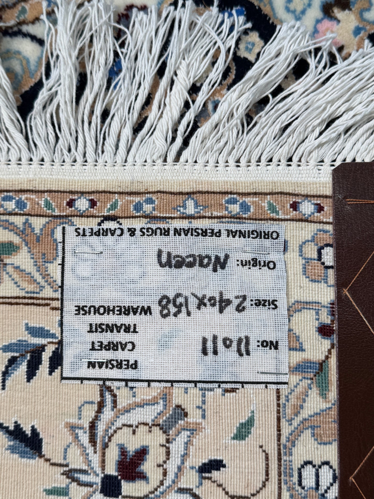 Nain 6LA in Dome design, c.1990, Persia, 240x158cm | Rug# 11011