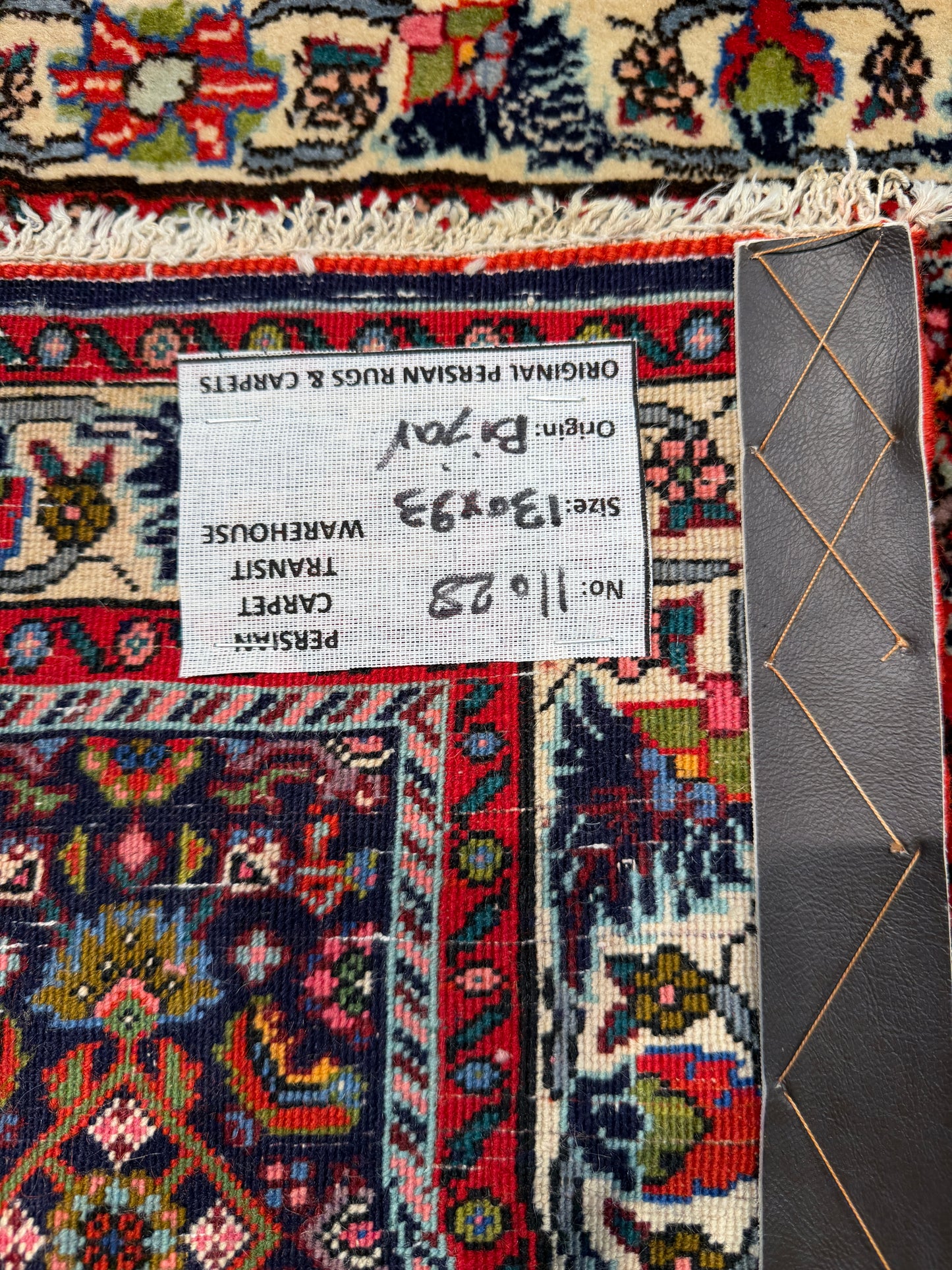 Superfine and very durable Takaap Persian Bijar, 130x93cm | Rug# 11028