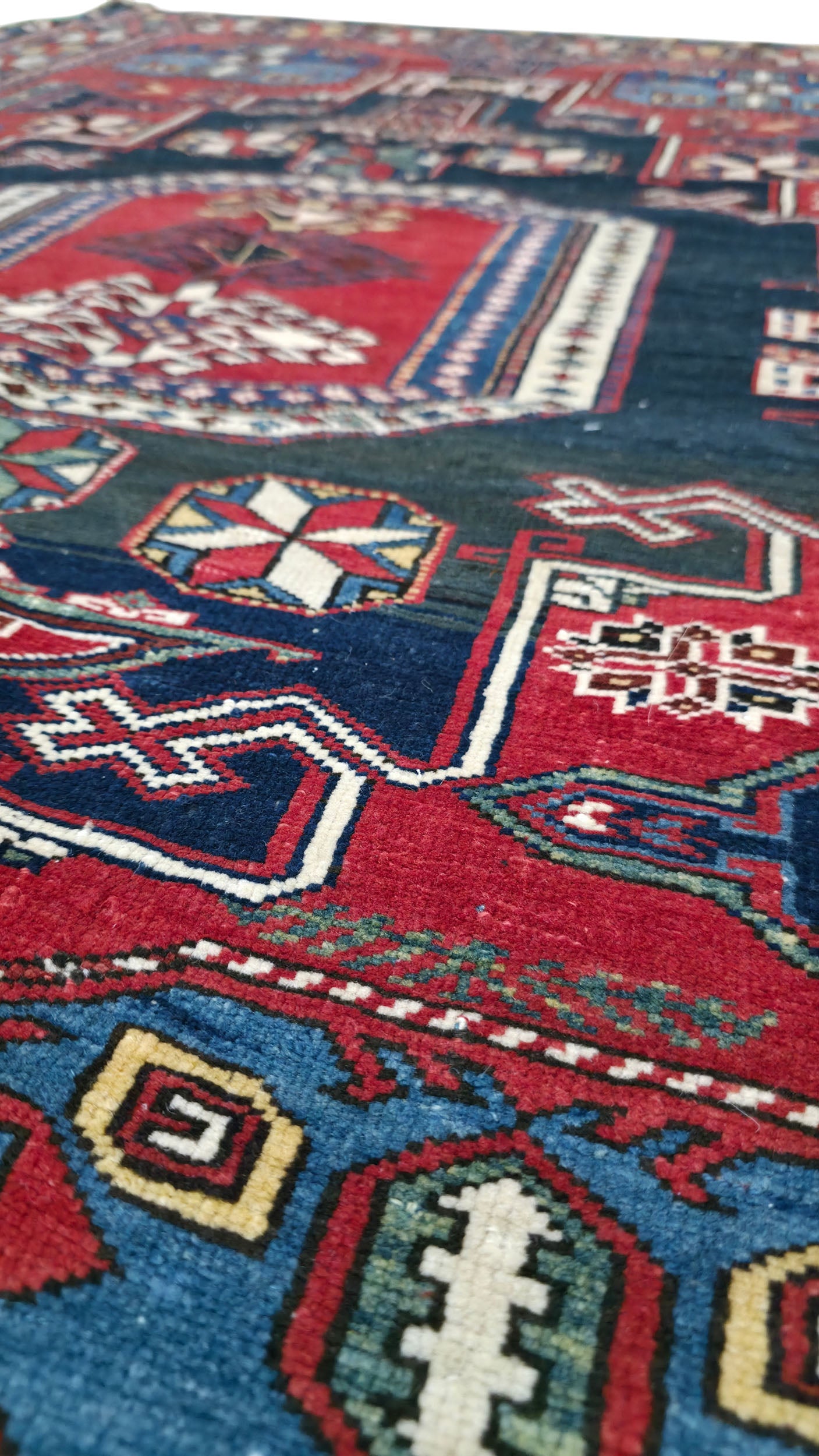 Hand knotted vintage Shahsavan-Zanjan rug 175×120 cm | Rug# 11536