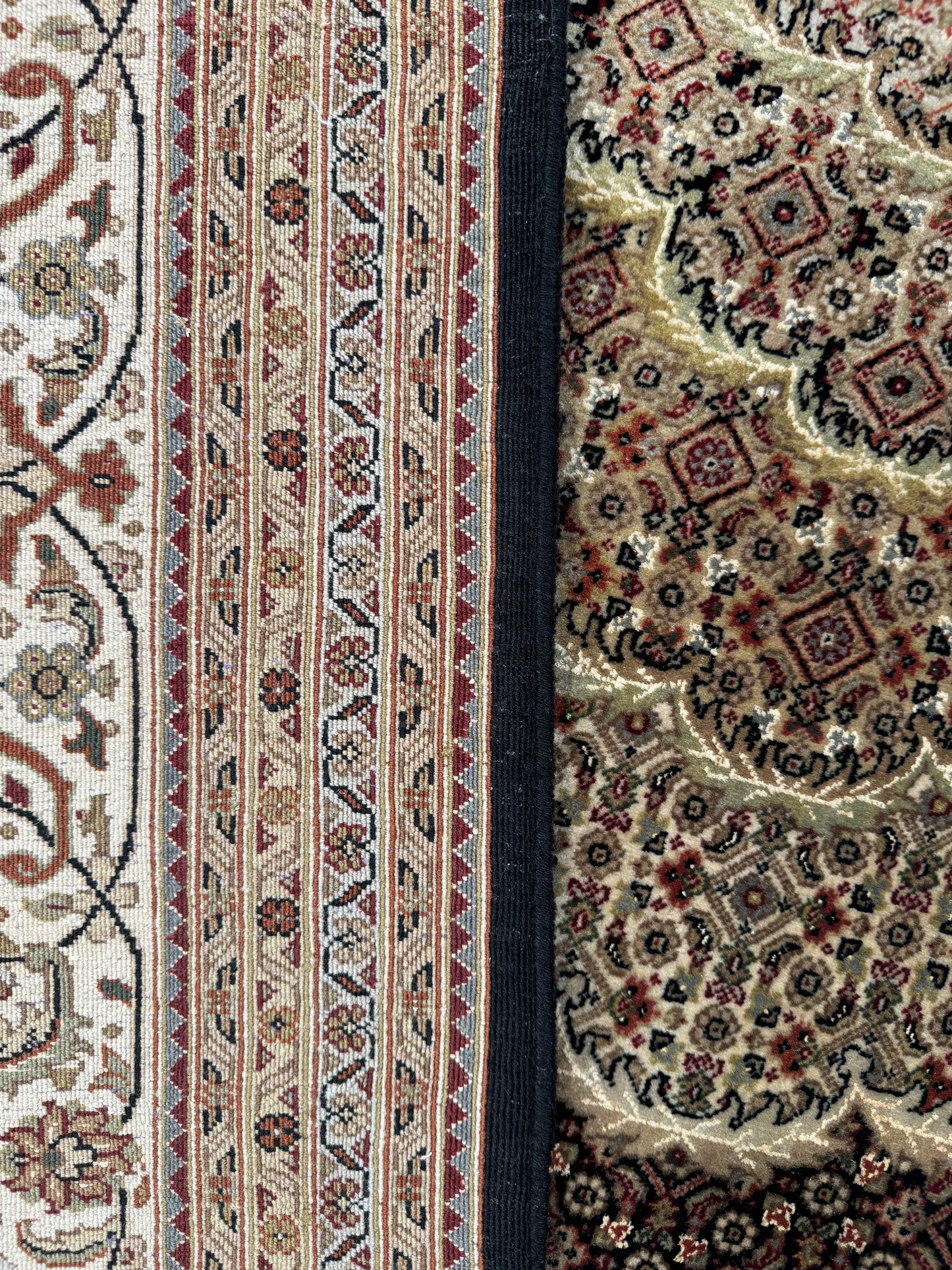 Custom-Made superfine Amritsar, Tabriz Mahi dedign 370×270 cm | Rug# 23451