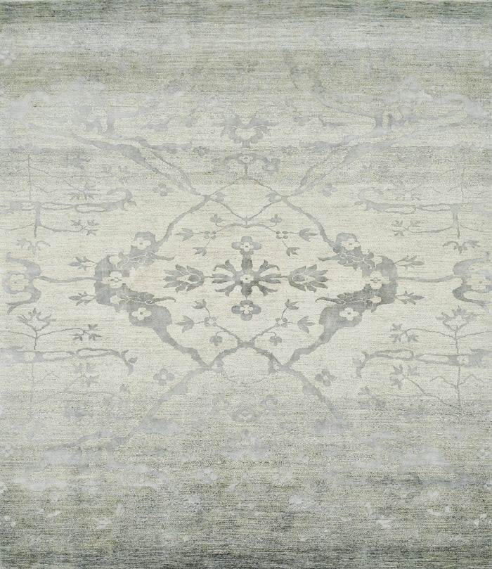 Afghan Turkaman weave in classic  transitional 297x243cm | Rug# 24302
