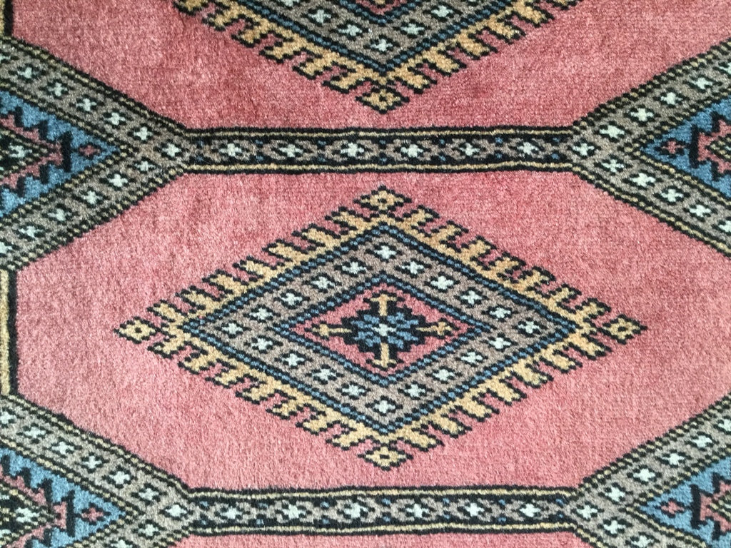 Hand-Knotted Pak Bokhara Rug 121x63cm | Rug# 24875