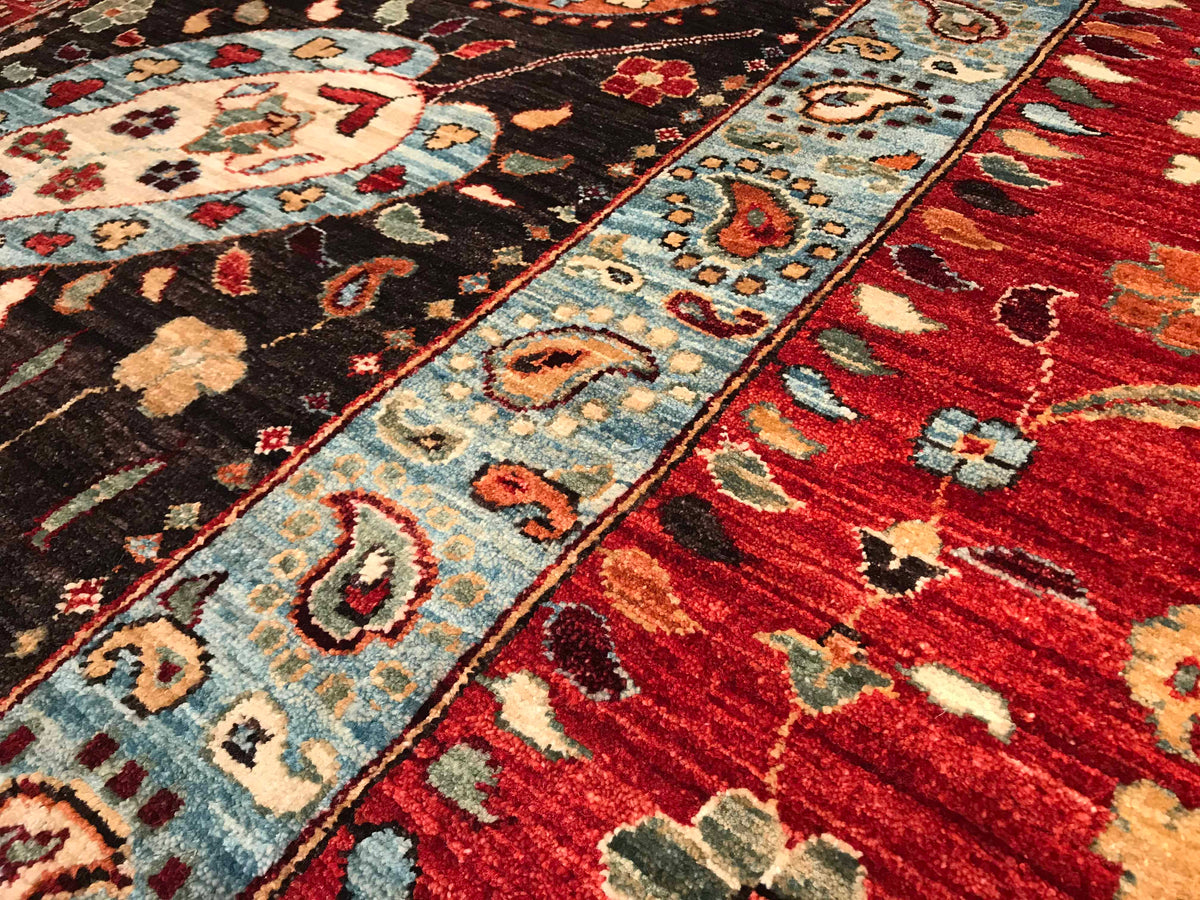 Rare Samarkand Suzani Design Rug 354x263 cm | Rug# 25469