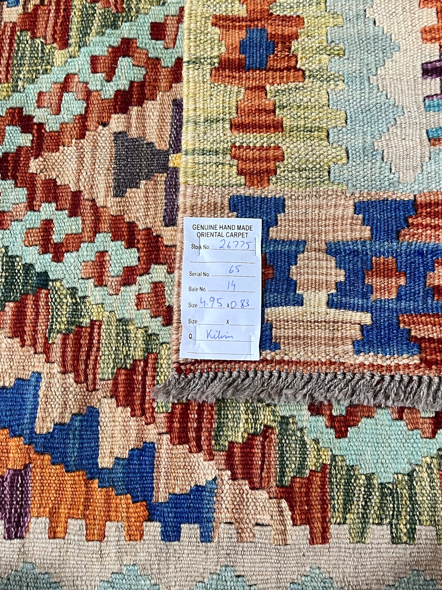 Afghan maimaneh-Kilim 495x83cm | Rug# 26775