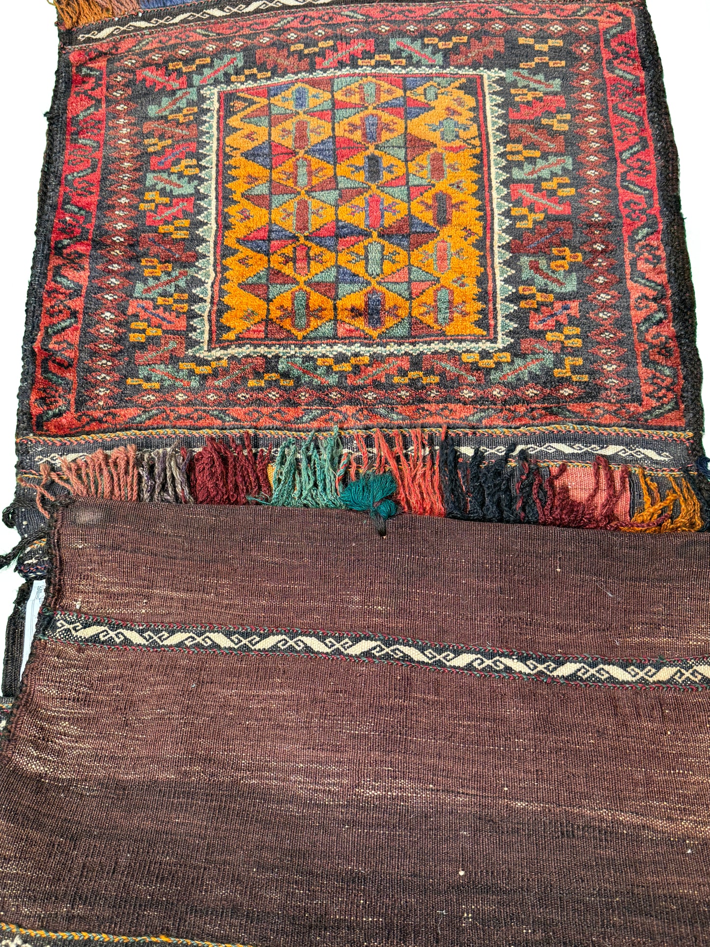 Nomadic Balouch complete Saddle bag 134x55 cm | Rug# 26976