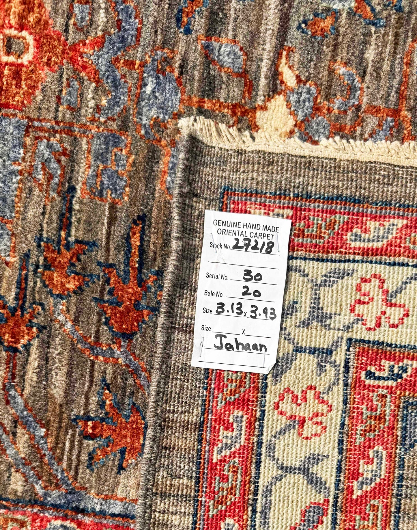 Turkmen weave Afghan, 19th.c Bakhshaiesh-Ziegler inspired, 393x313cm |Rug #27218