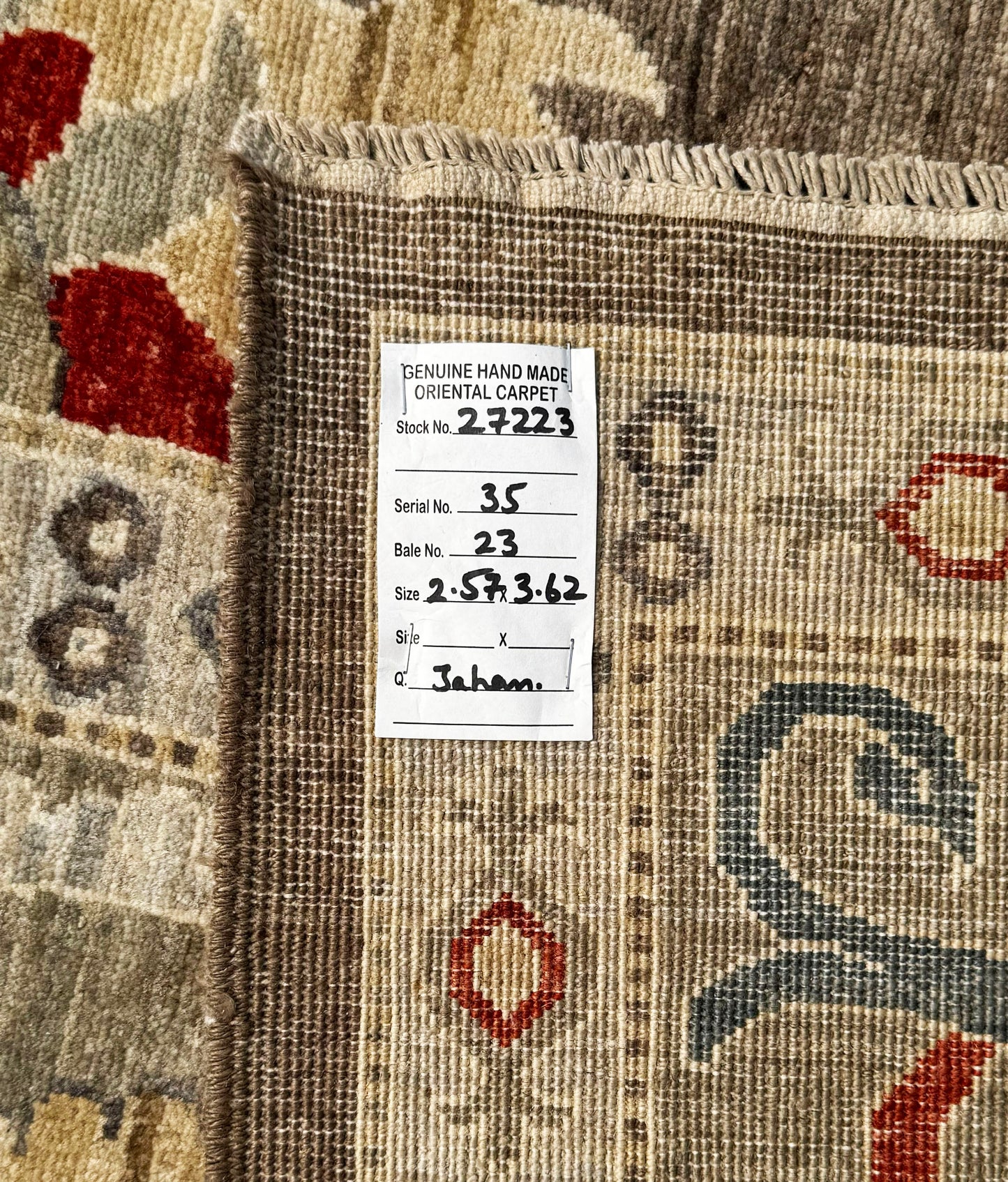 Turkmen weave rug in 16th century Garous Bijar design, 362x257cm | Rug# 27223