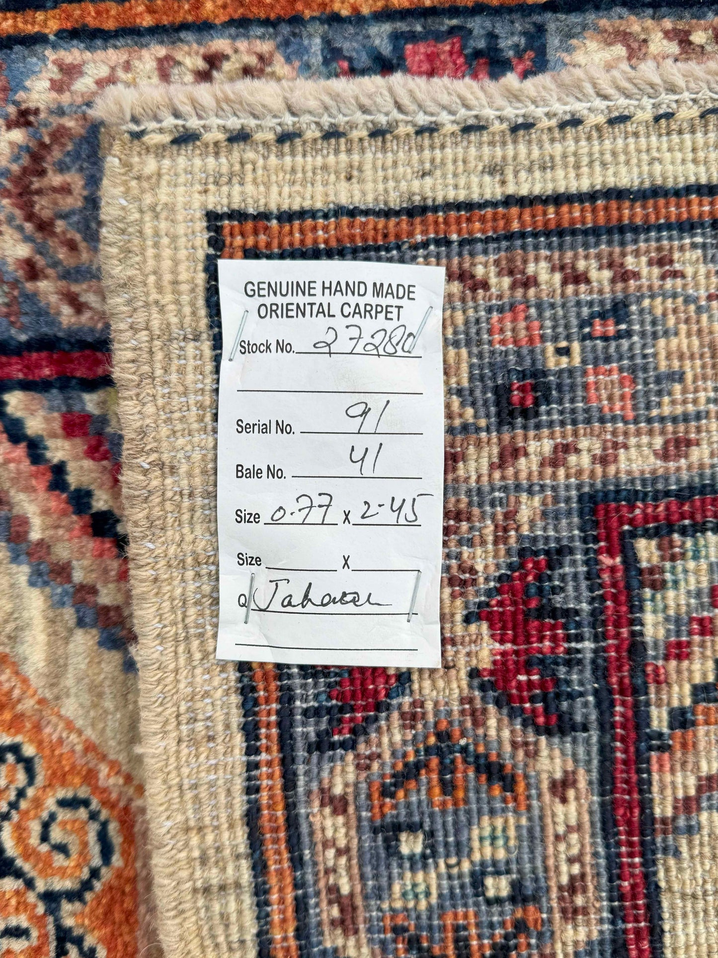 Turkmen weave Afghan, 19th century Caucasian design 245x77cm | Rug# 27280