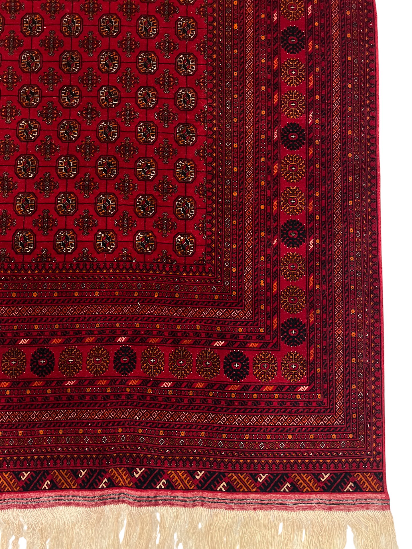 Vintage & Superfine Saryth Turkmen rug, amazing quality, Turkmenistan, 295×192 cm | Rug# 27307