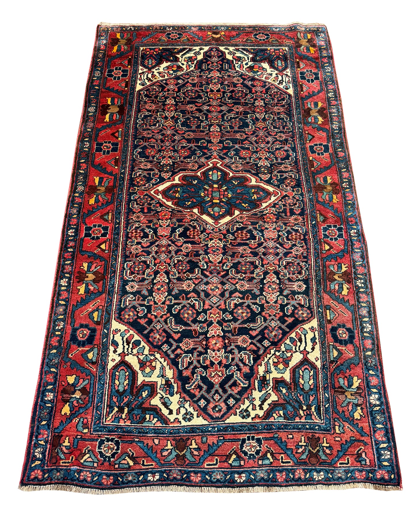 Antique Persian Afshari-Bijar 236x130cm | Rug# 2867