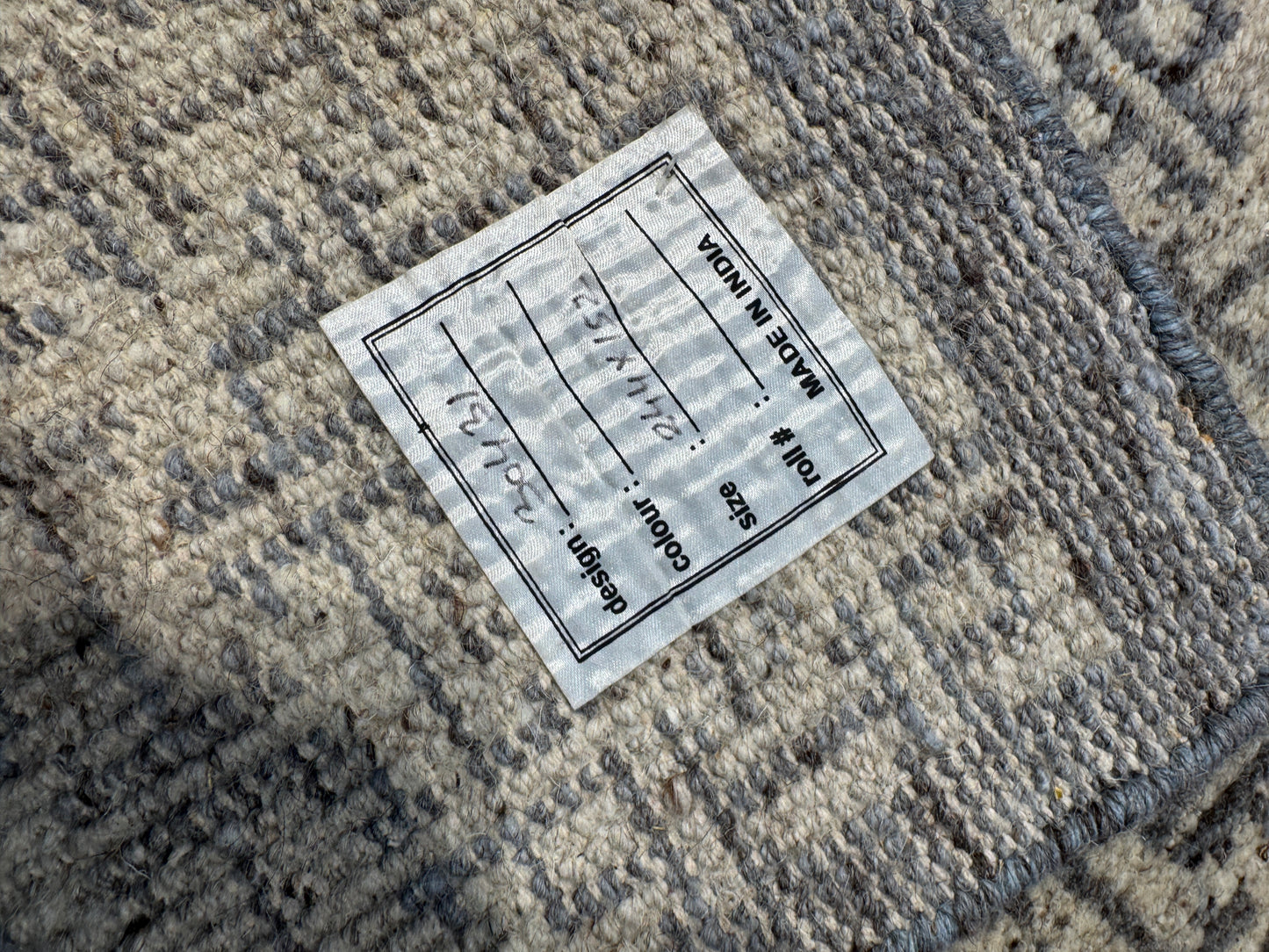 Modern Agra in mid century Scandinavian design 244x152 cm | Rug# 30431