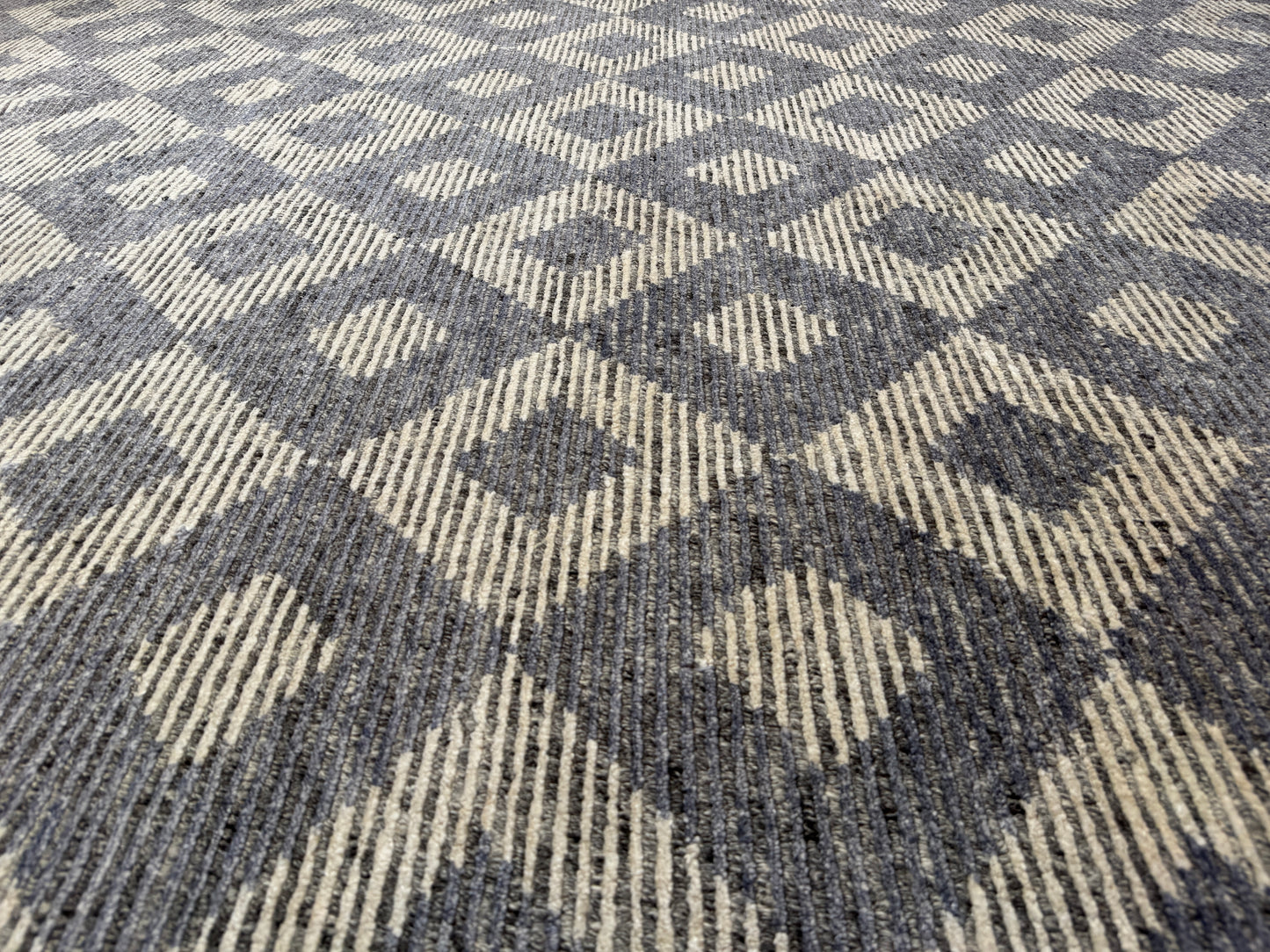 Tibetan weave Modern designer rug 376x275 cm | Rug# 30698