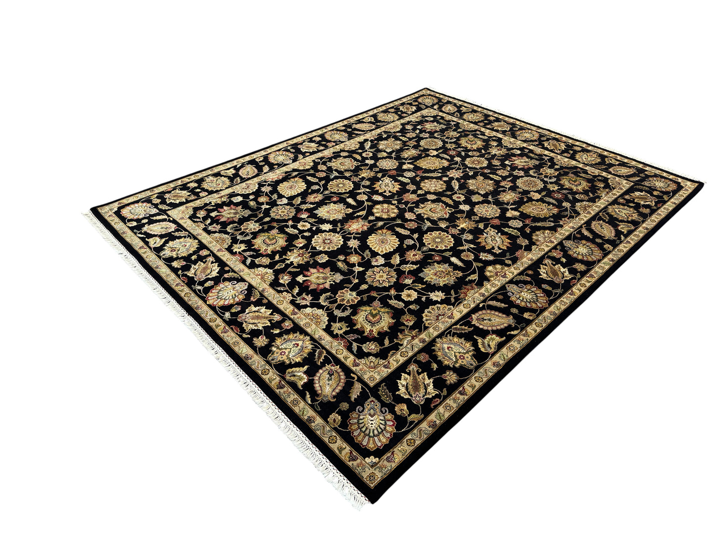 Superfine Jaipur, classic design, wool and pure silk pile 312x245 cm | Rug# 30783A