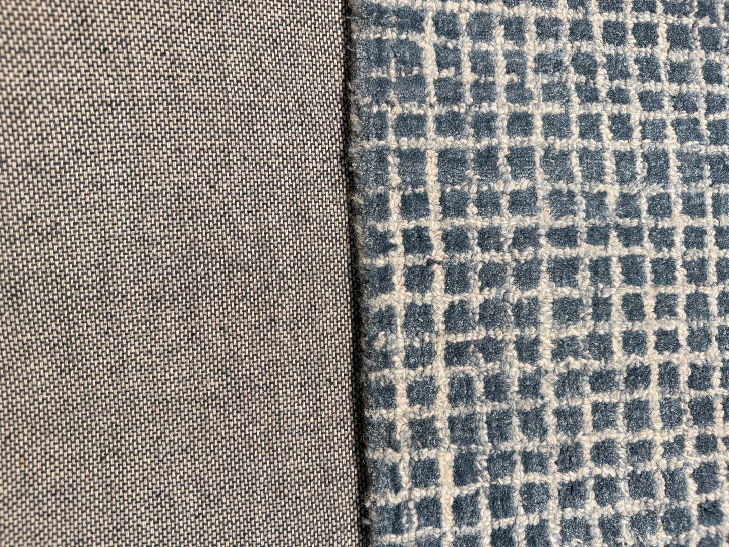 Scandinavian Texture design wool and Bamboo silk mixed 300×250 cm | Rug# 30924