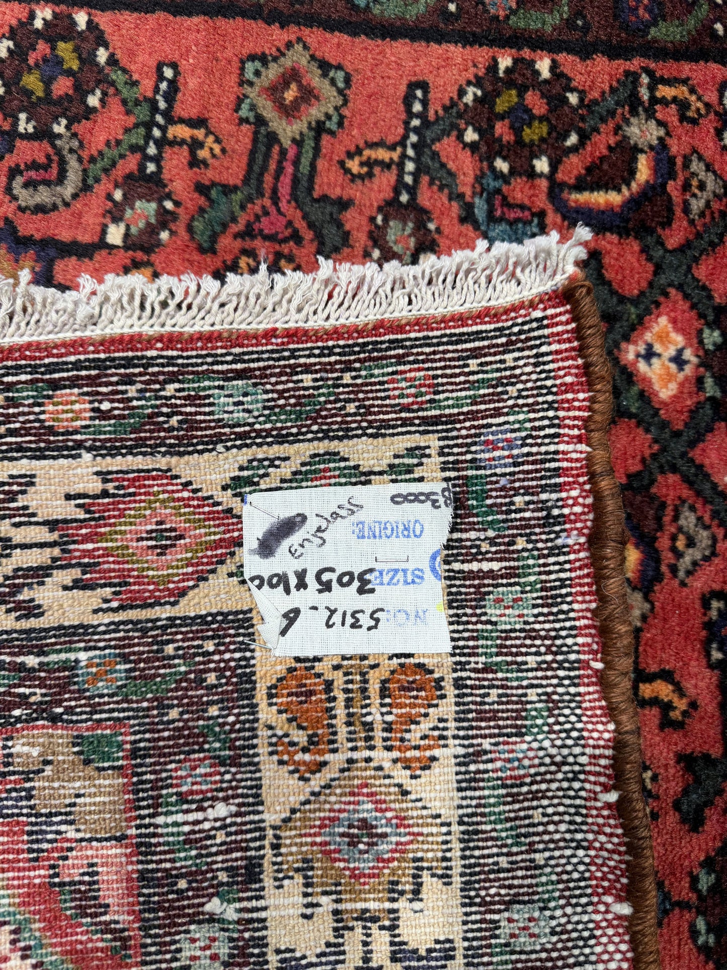 Hand woven cottage weave hall runner 305x100 cm | Rug# 5312