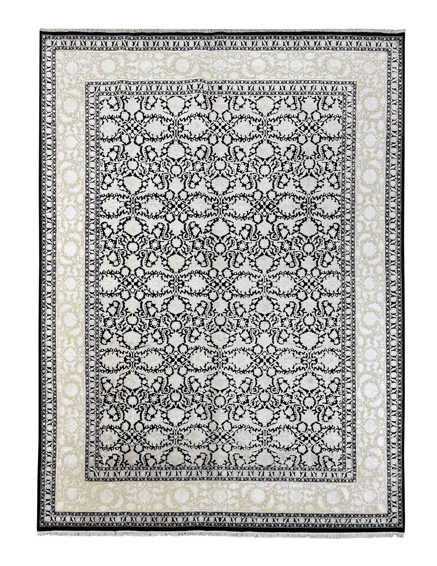 Amritsar Tabriz in all-over Herati design 364x271cm | Rug# 31327