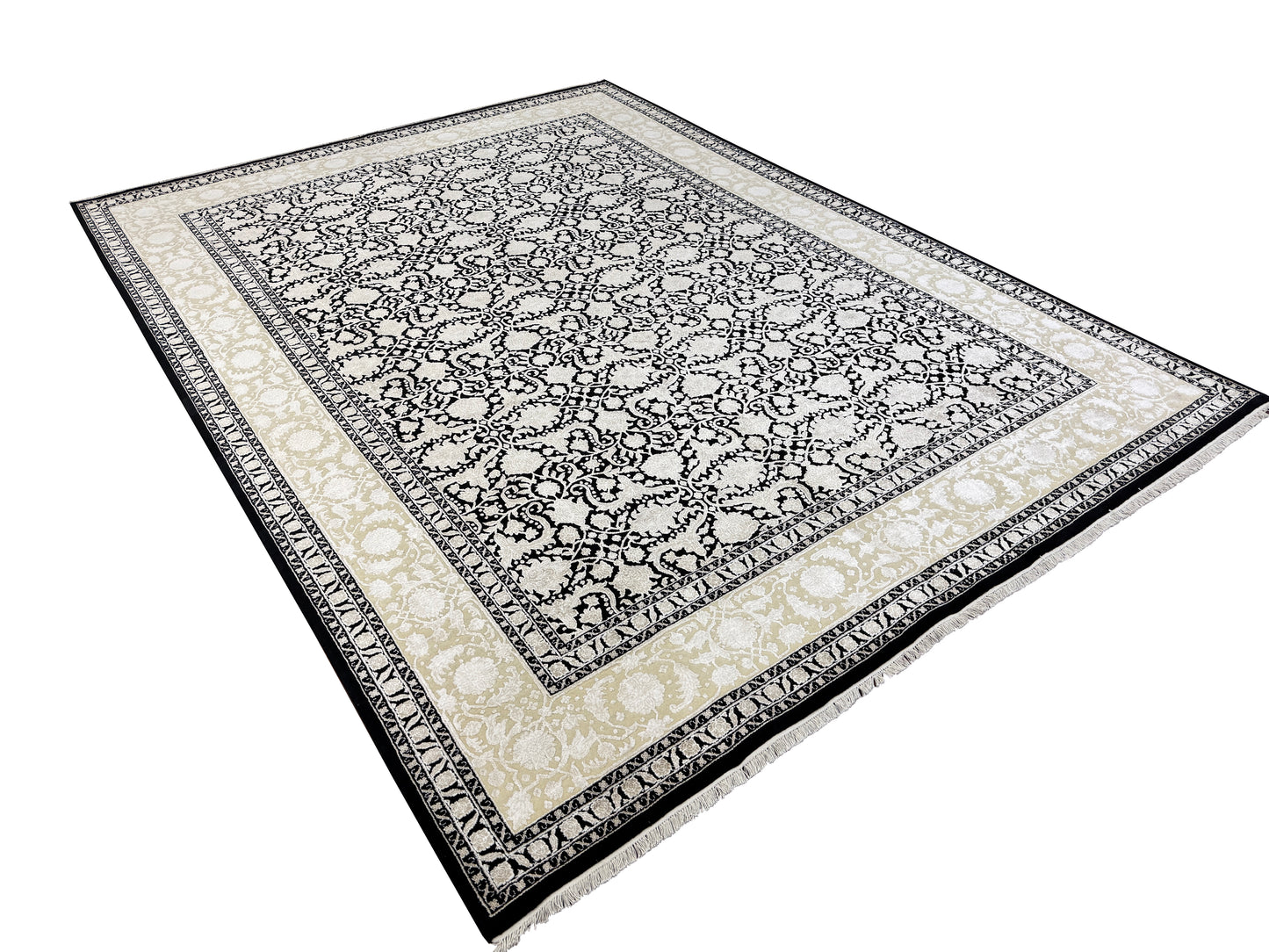 Amritsar Tabriz in all-over Herati design 364x271cm | Rug# 31327