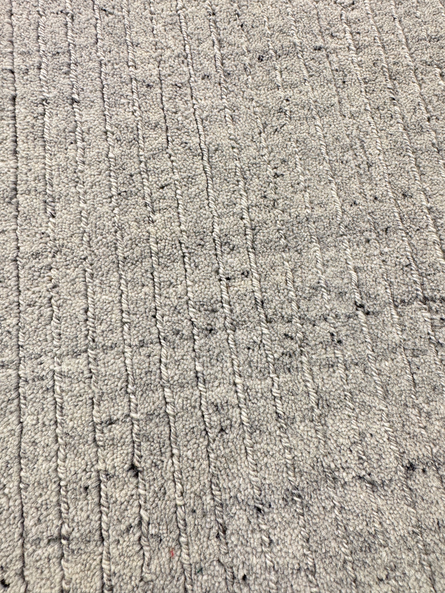 Scandinavian Texture design wool and Tencel-silk 300x240cm | Rug# 31372