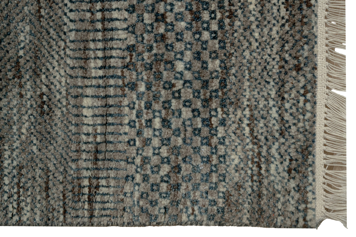 Hand-Knotted Modern Textured Rug 238x300cm | Rug# 31956