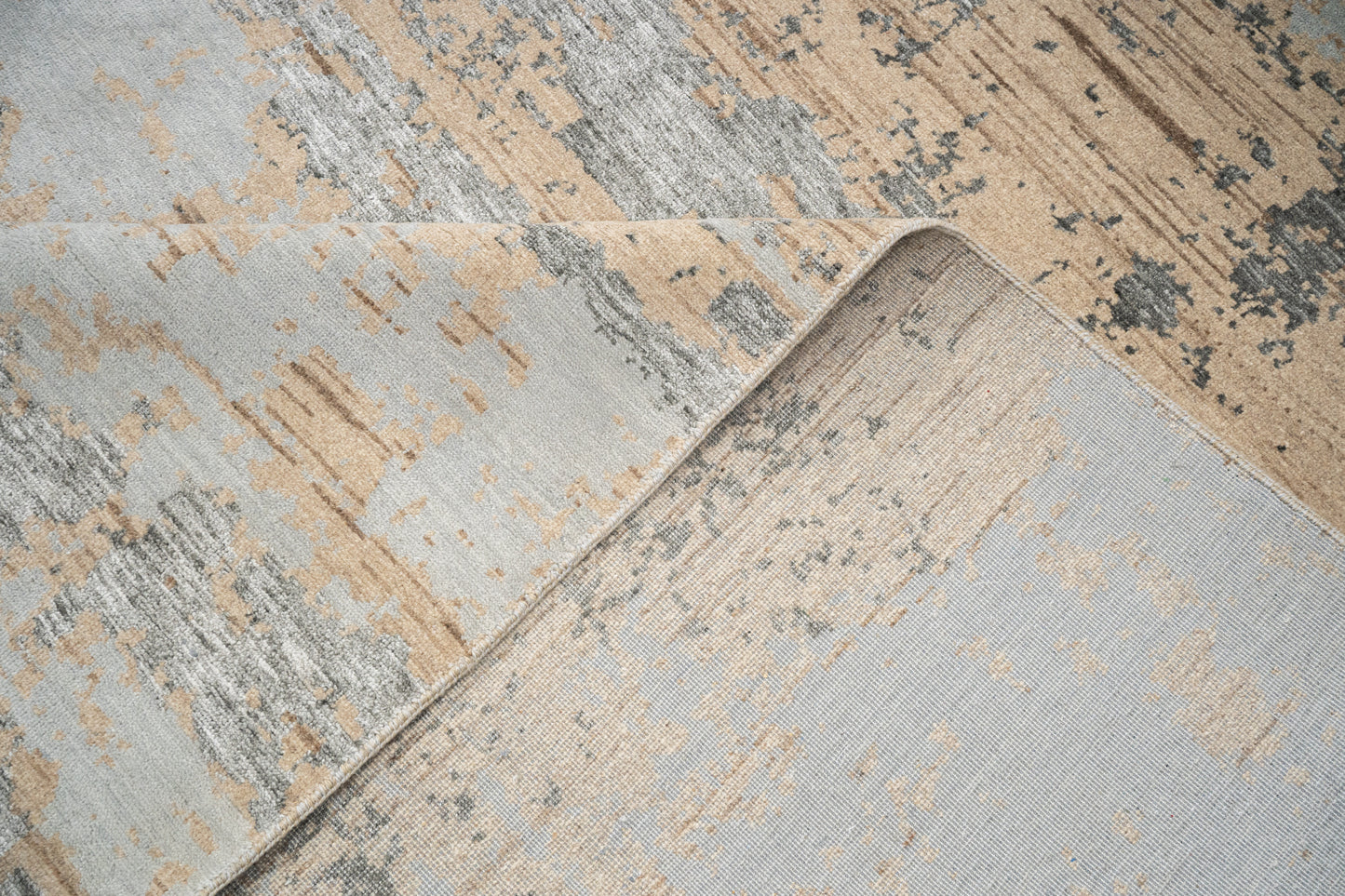 A custom-made Jaipur carpet luxurious wool and silk pile 430x297cm | Rug #32076