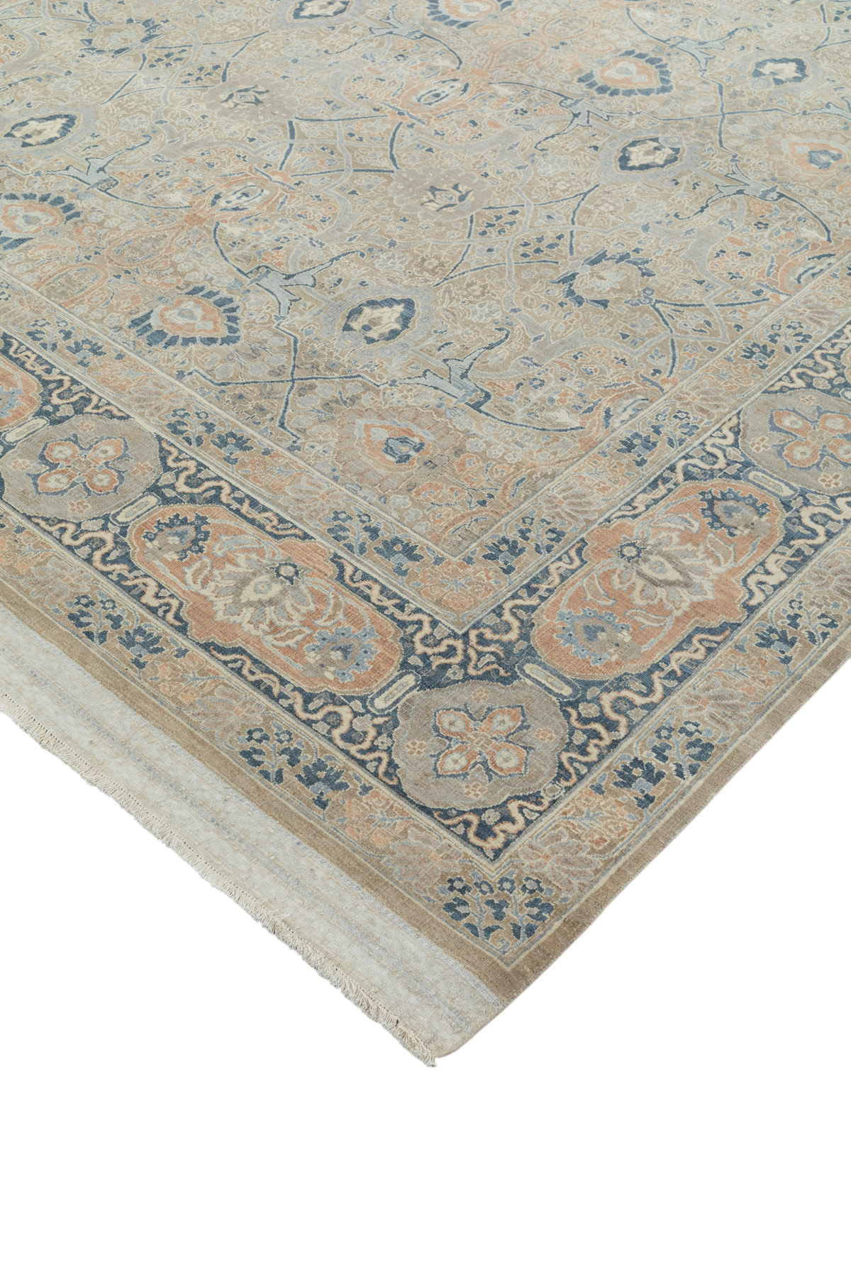 Hand-Knotted Jaipur Polonaise Design Carpet 378x274 cm | Rug#32195