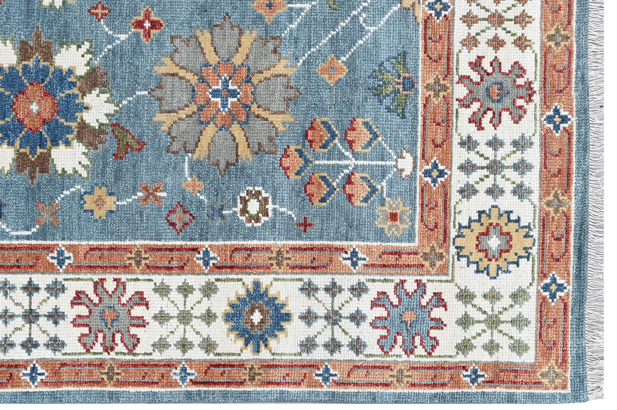 Hand-Knotted Agra Oushak Design Rug 304x232 cm | Rug# 32689