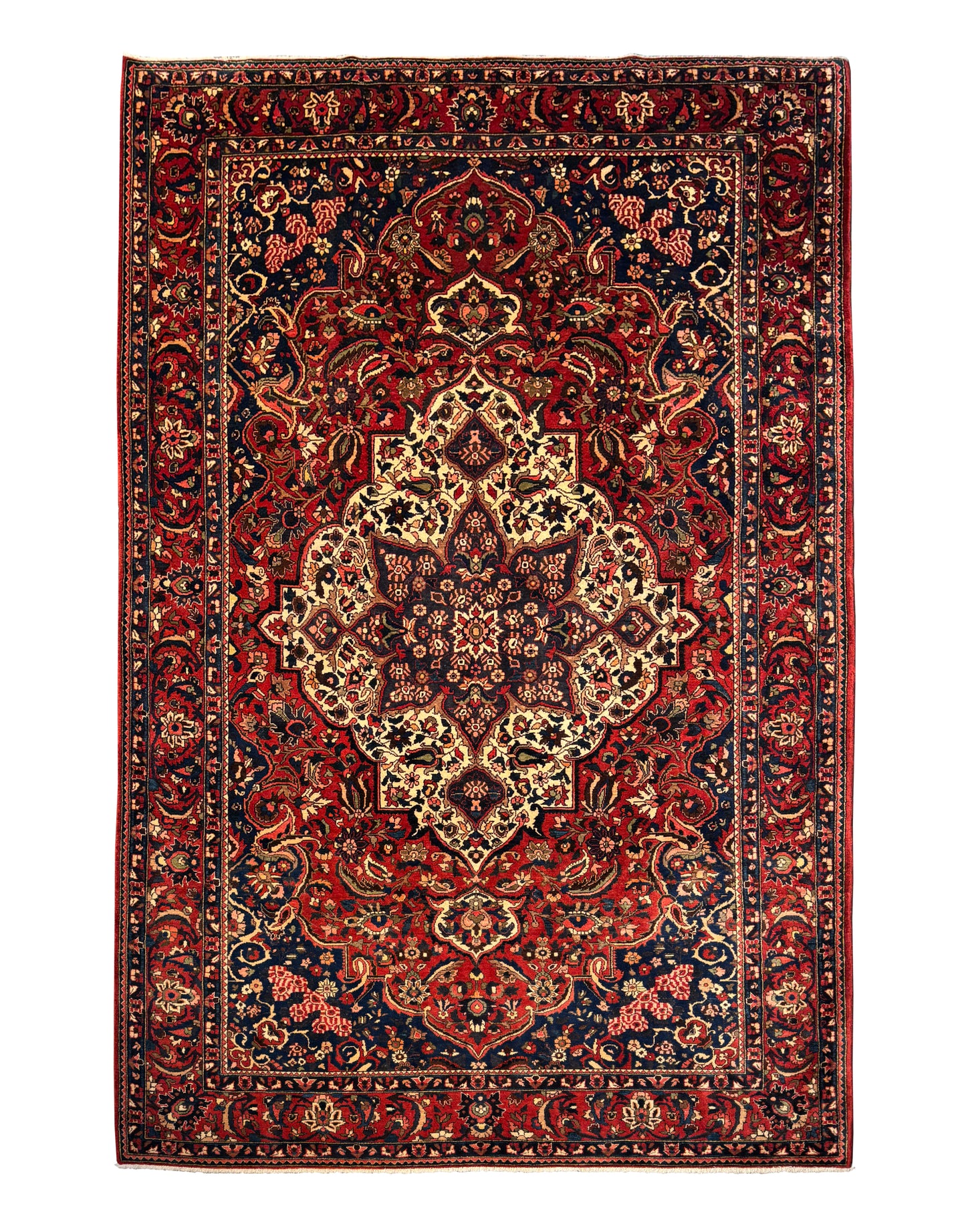 Chaleh-shotor Bakhtiar design double wefts 332x210cm | Rug# 4028