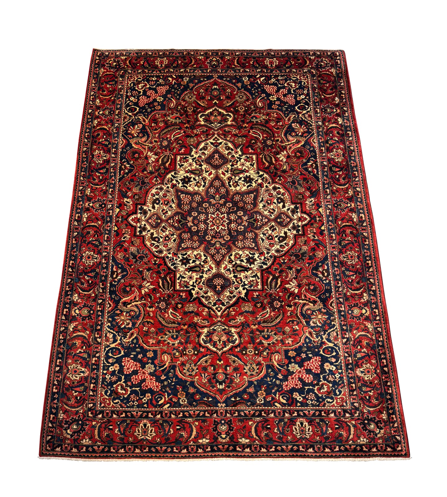 Chaleh-shotor Bakhtiar design double wefts 332x210cm | Rug# 4028