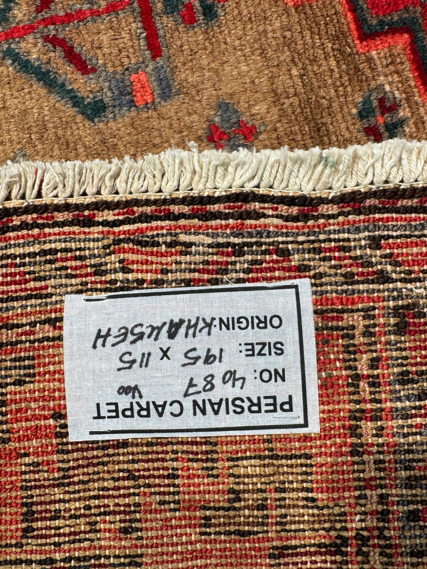 Kurdi weave Hamedan, Persia 195x115 cm | Rug# 4087
