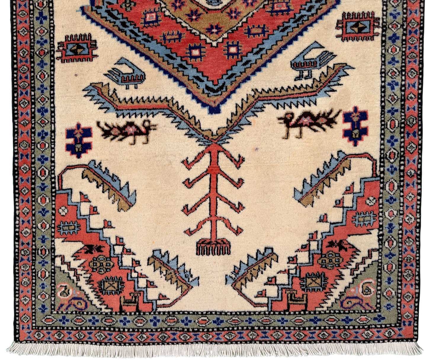 Vintage Ardebil, circa 1960, Persia, 306x97cm | Rug# 6001