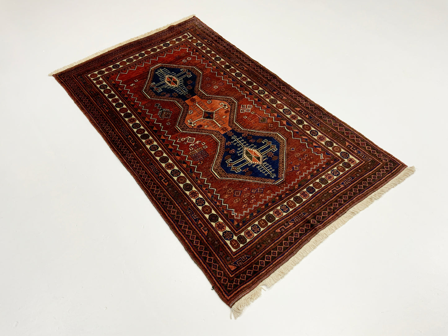 Vintage Koohi-Afshar, 205x125cm | Rug# 6478