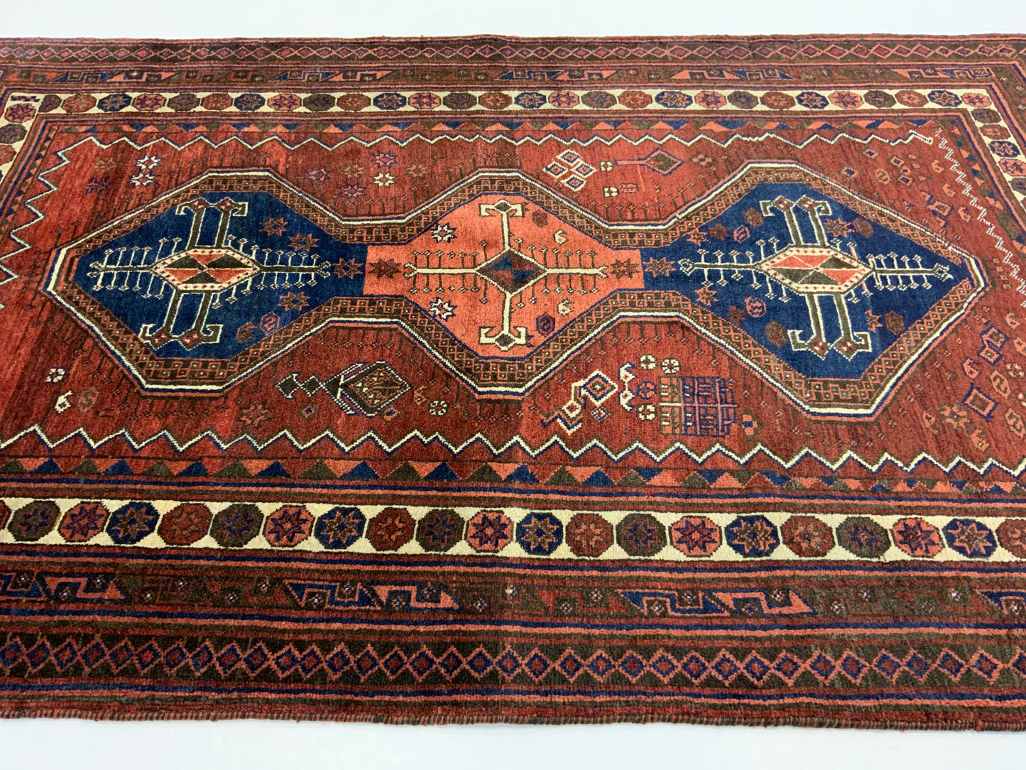 Vintage Koohi-Afshar, 205x125cm | Rug# 6478