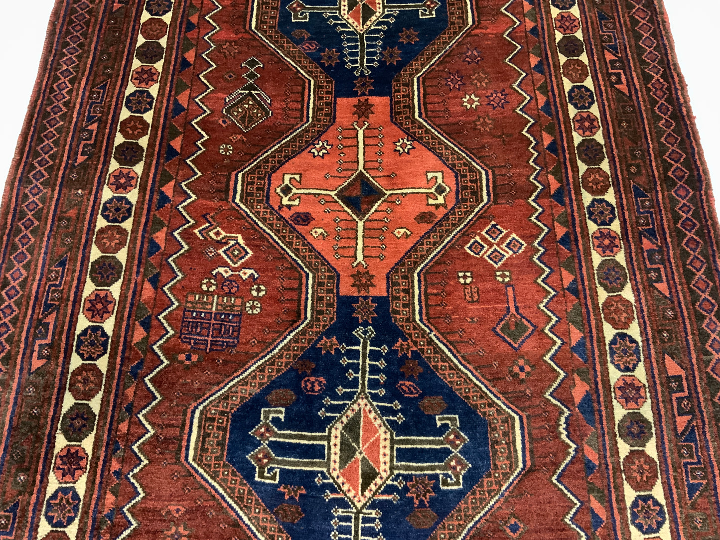 Vintage Koohi-Afshar, 205x125cm | Rug# 6478