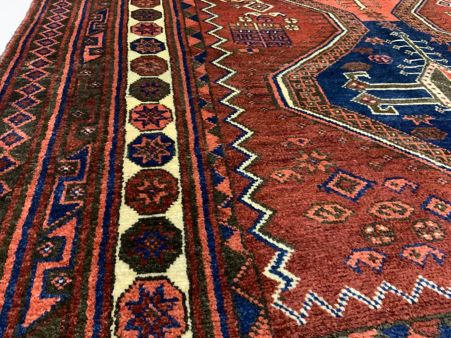 Vintage Koohi-Afshar, 205x125cm | Rug# 6478