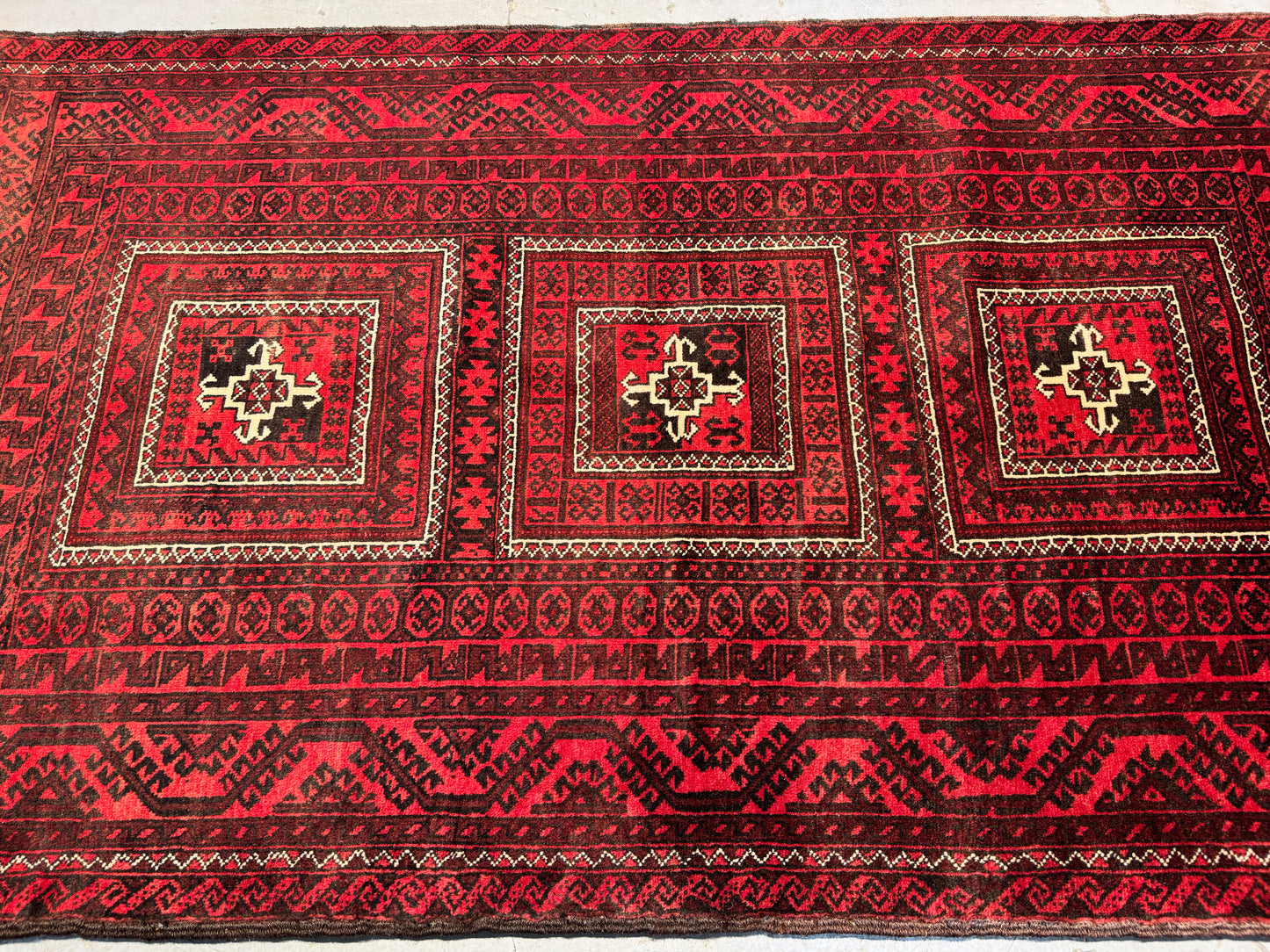 Vintage nomadic Balouch, Persia 205X118 cm | Rug# 6589