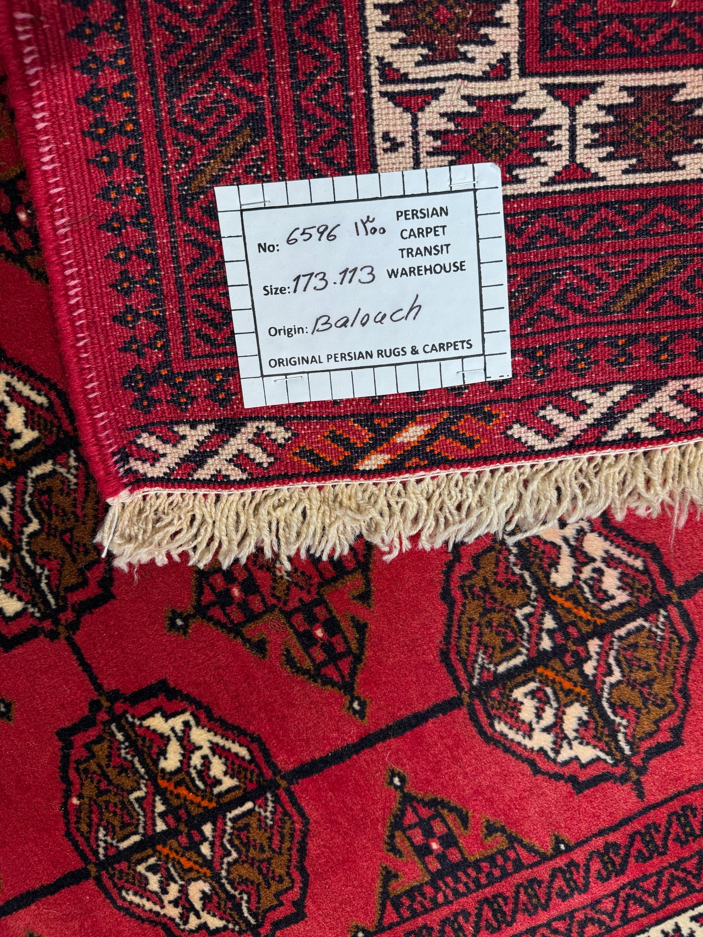 Nomadic Turkmen, Persia 173x113cm | Rug# 6596