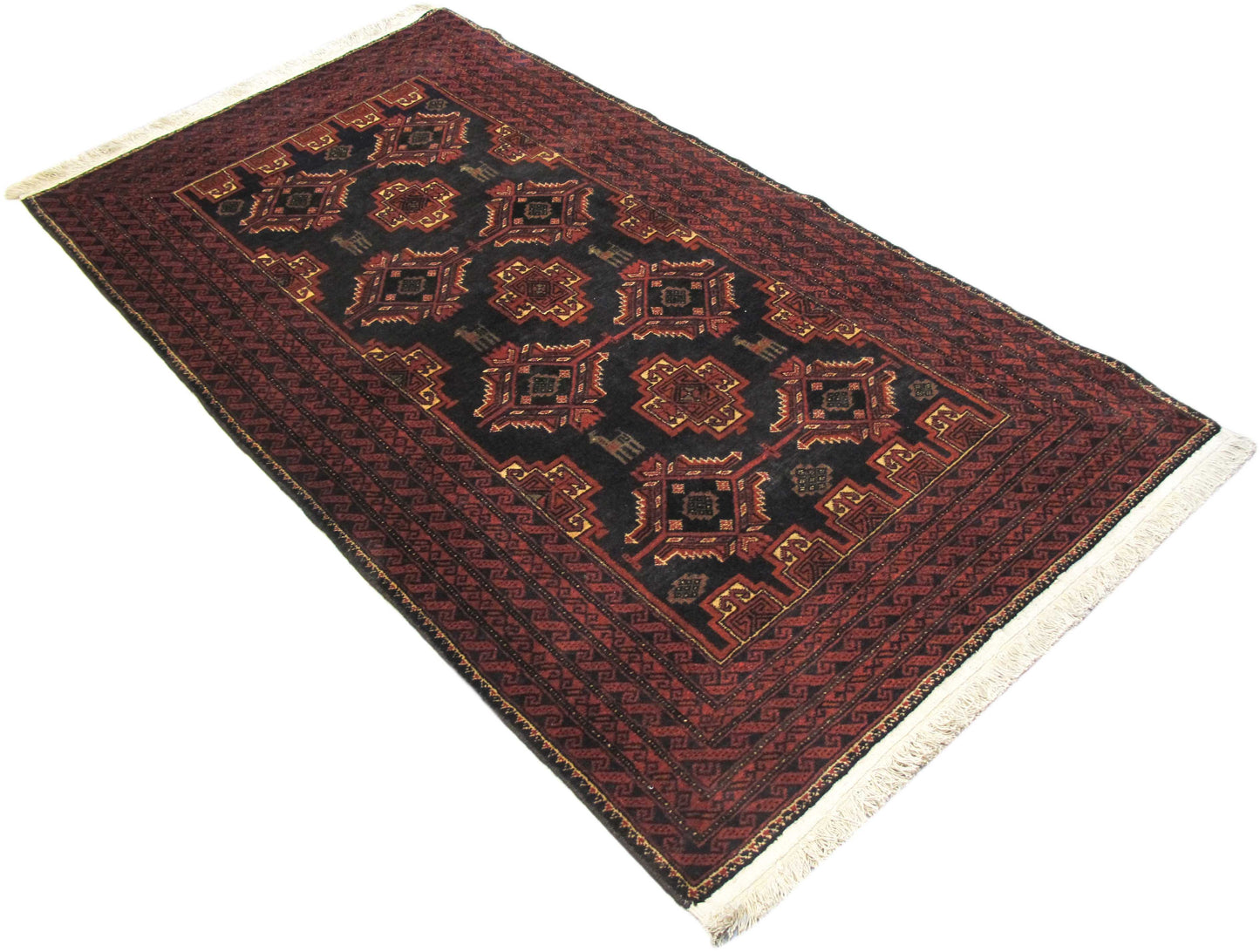 Traditional Baluch tribal design 220x116cm | Rug#6845