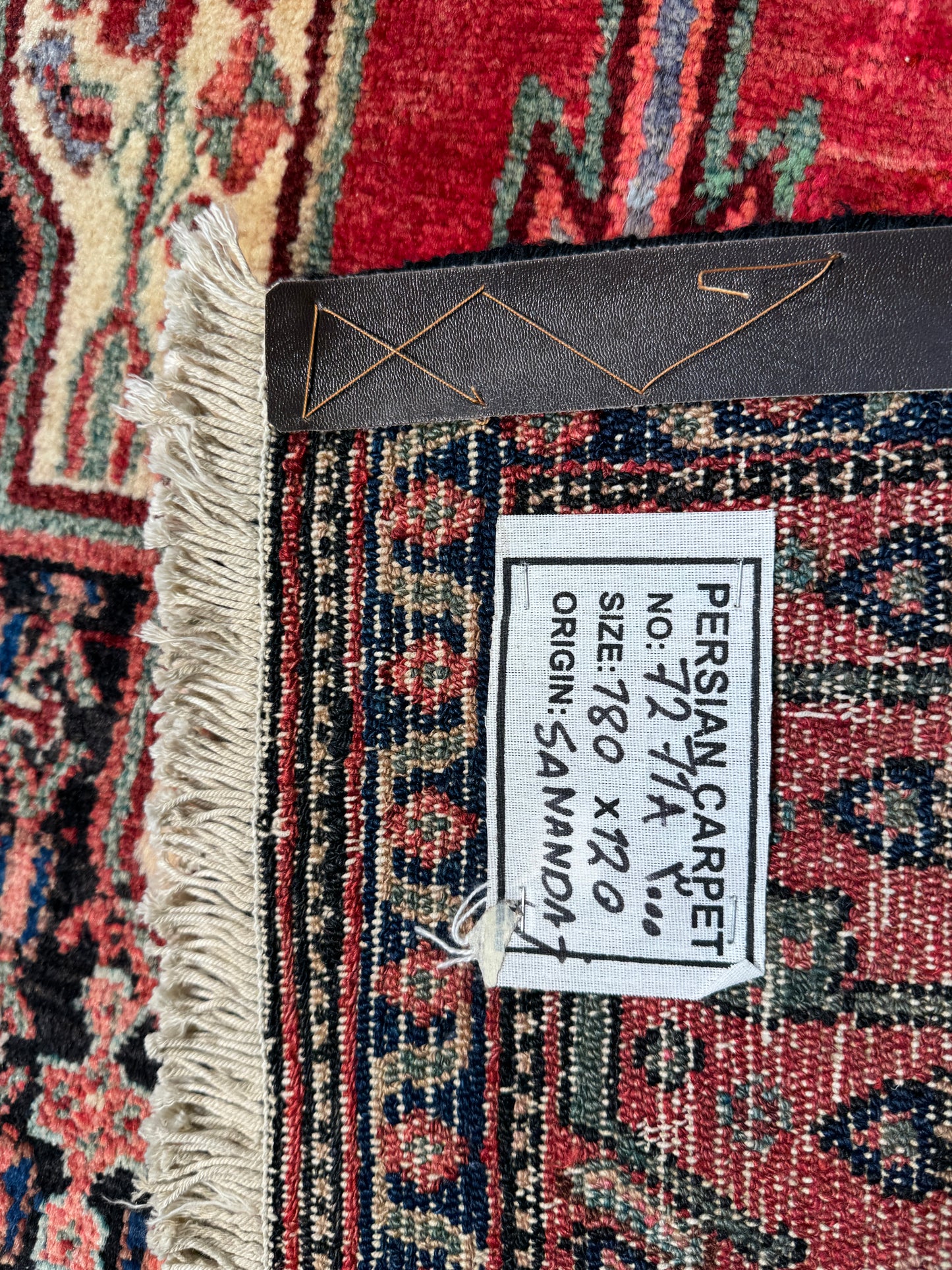 Vintage tribal Senneh Roo-kooris rug, Persia 180x120cm | Rug# 7271A