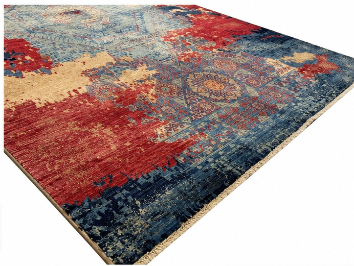 Afghan Turkmen Transitional Mamluk Rug 288x196 cm | Rug# 26285