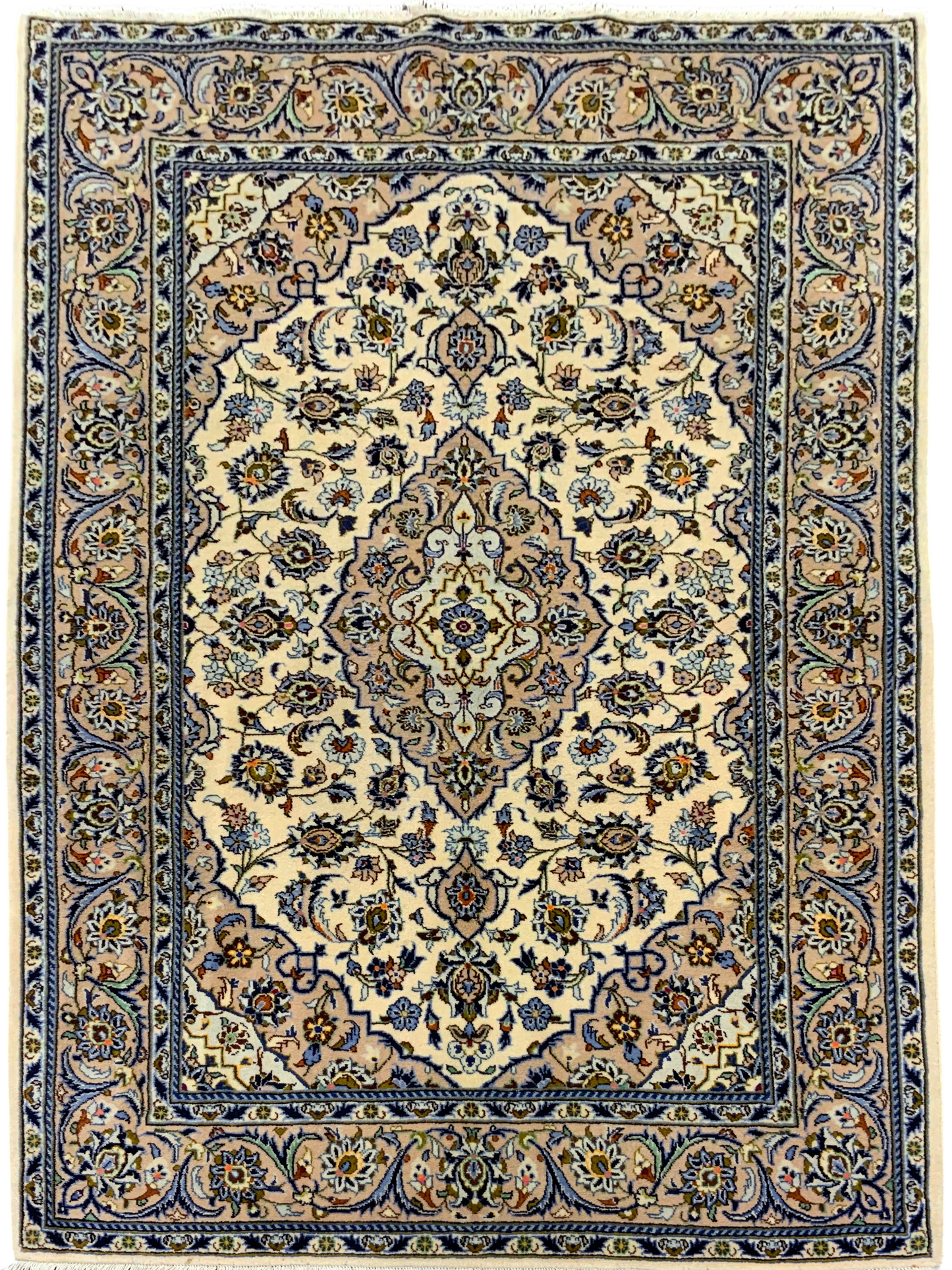Persian Kashan Rug 215x142cm | Rug# 10424