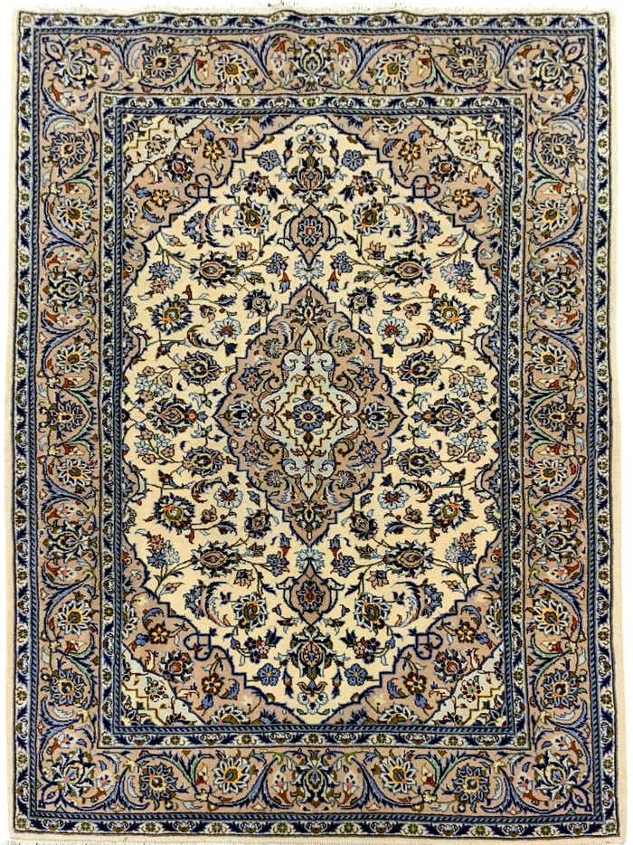 Persian Kashan Rug 215x142cm | Rug# 10424