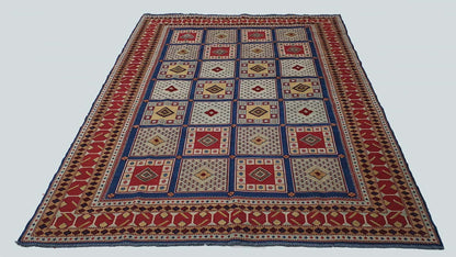 Soumak flatweave rug 249x186cm | Rug# 15961