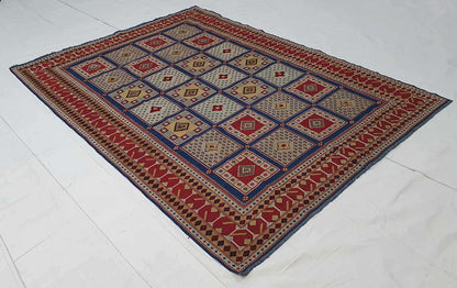 Soumak flatweave rug 249x186cm | Rug# 15961