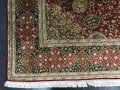 Famous Ardebil-carpet inspired 379x273cm | Rug# 23791