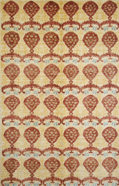 Afghan Turkaman weave, Ikat designer rug 256x166cm | Rug# 23935