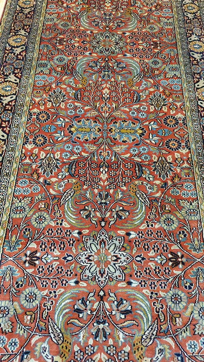 Srinagar silk runner 339x81cm | Rug# 23977