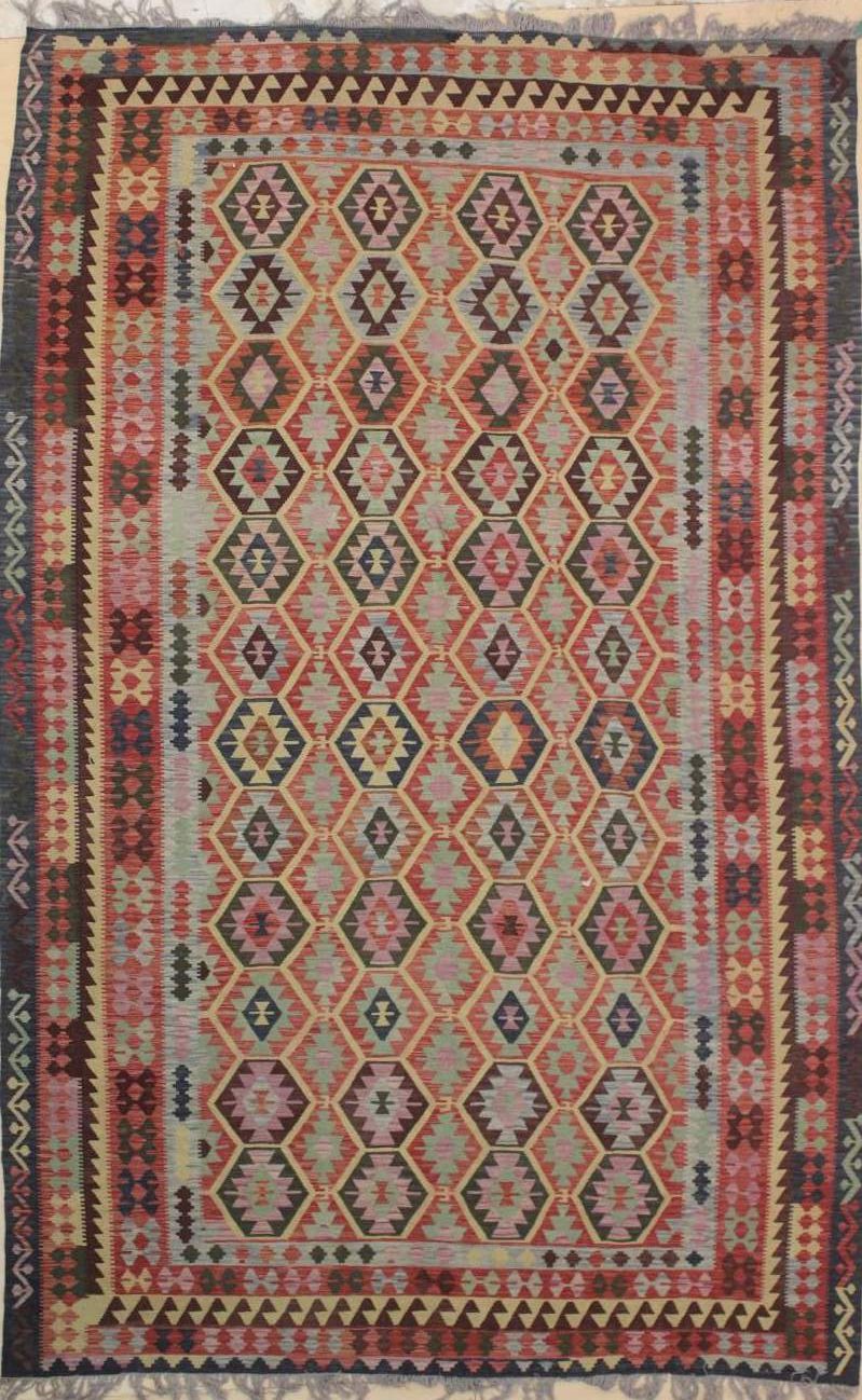 Oversized flatweave Kilim 483x318cm | Rug# 24418