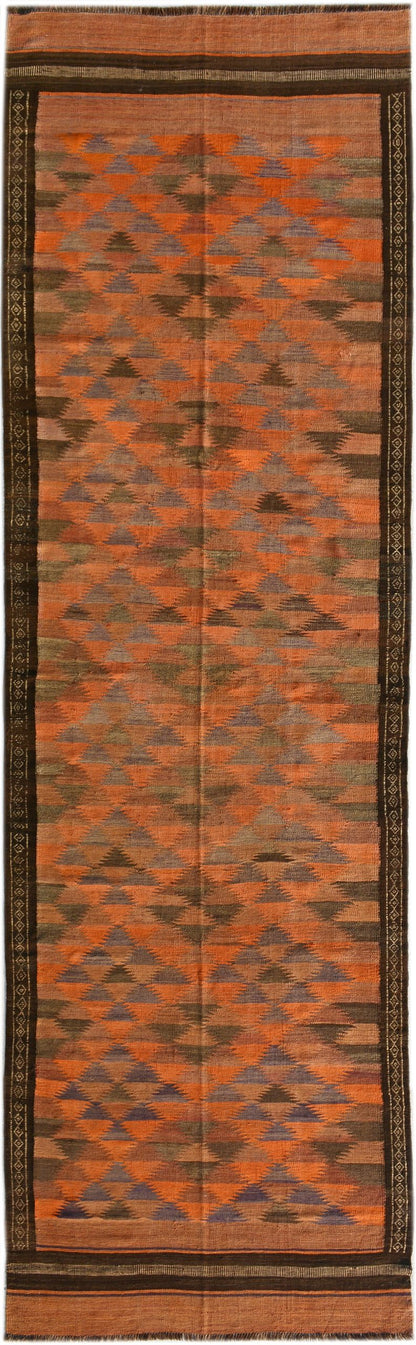 Vintage Flatweave Kilim 457x141cm | Rug# 25177