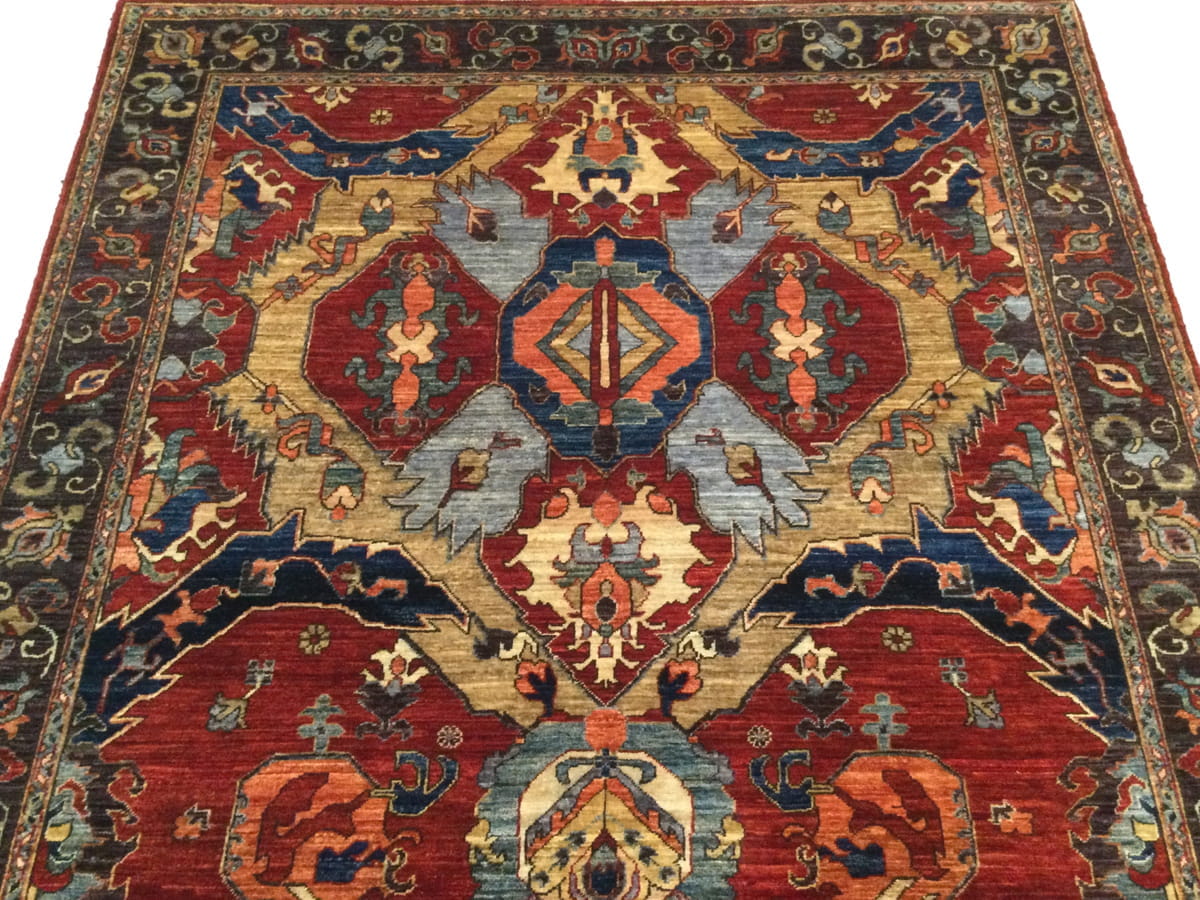 Afghan Turkaman Weave 212x155cm | Rug# 26365