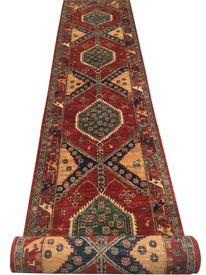 Afghan Turkaman Runner 508x88cm